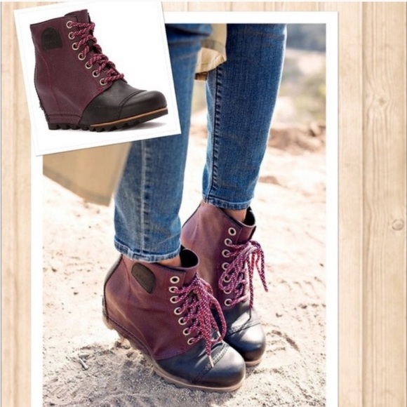 Sorel Shoes - Sorel 1964 Premium Wedge Purple Dahlia Boot